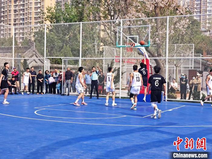 天津古文化街文旅圈新添篮球公园：东马路公园